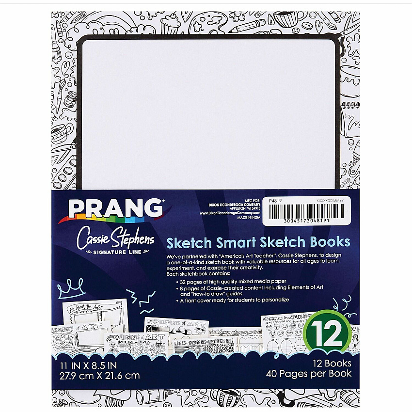 Prang Sketch Smart Sketch Book (PACP4819)