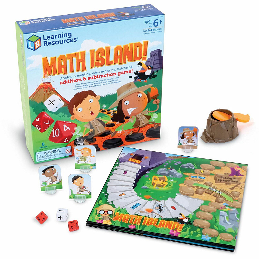 Learning Resources Math Island! Addition & Subtraction Game (LRNLER5025)
