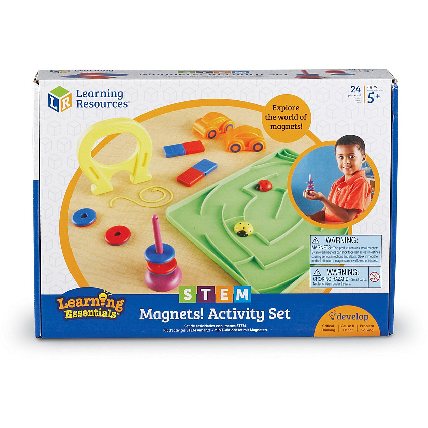 Learning Resources STEM Magnets Activity Set (LRNLER2833)