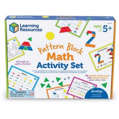 Learning Resources Pattern Block Math Activity Set (LER6135)