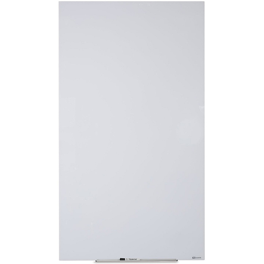 Quartet InvisaMount Vertical Glass Dry-Erase Board - 28x50 (QRTQ012850IMW)