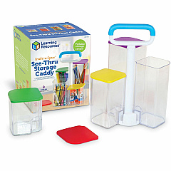 Learning Resources Create-a-Space SeeThru Storage Caddy (LRNLER3712)