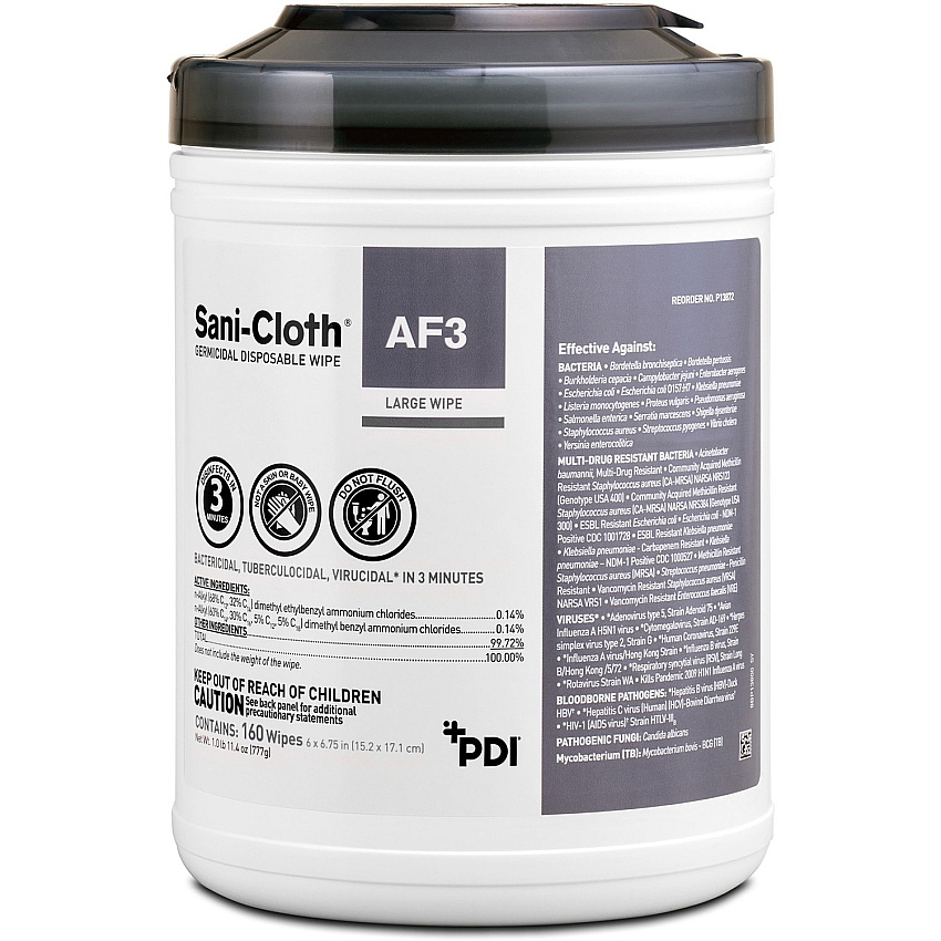 PDI Sani-Cloth AF3 Germicidal Wipes (PDIP13872CT)