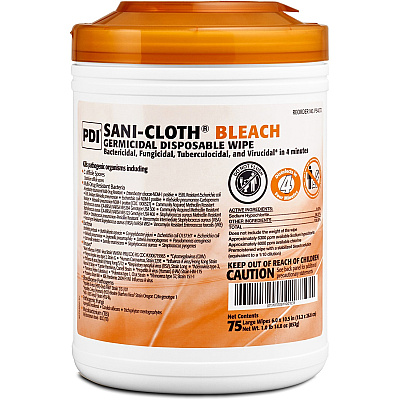 PDI Sani-Cloth Bleach Germicidal Wipes (PDIP54072CT)