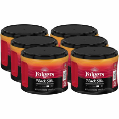 Folgers Ground Black Silk Dark Ground Coffee (30439CT)