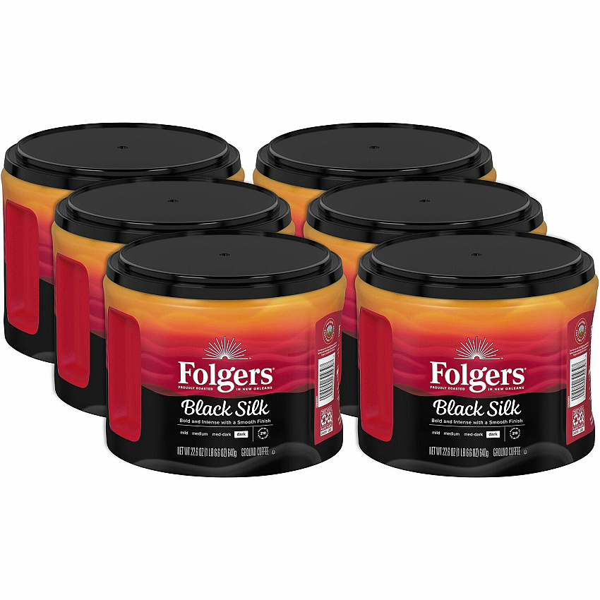Folgers Ground Black Silk Coffee (FOL30439CT)