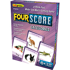 Teacher Created Resources Four Score Category Card Game (TCREP66114)
