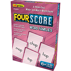 Teacher Created Resources Four Score Word Card Game (TCREP66115)