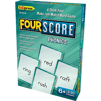 Teacher Created Resources Four Score Phonics Card Game (TCREP66116)