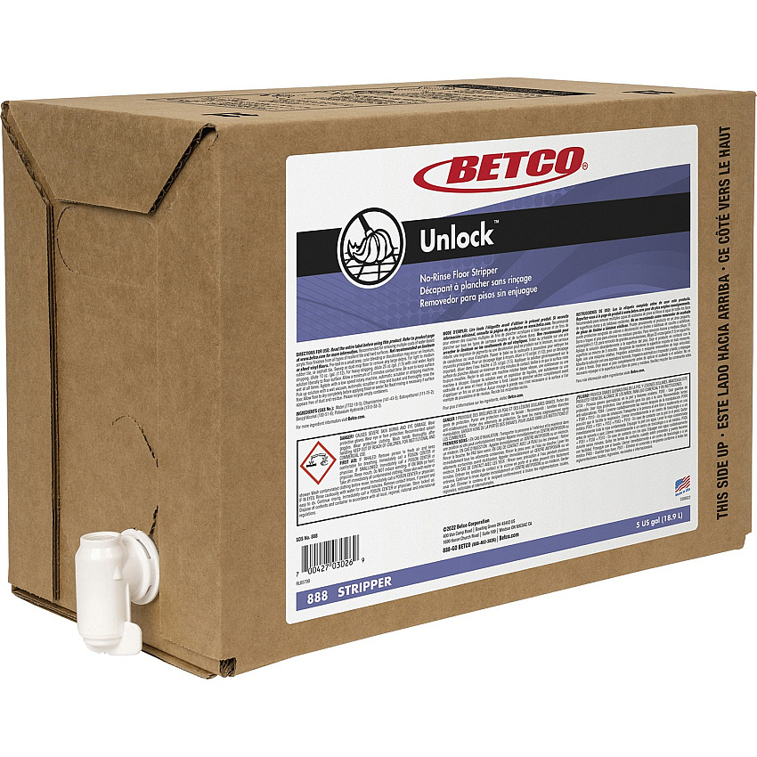 Betco Unlock No-Rinse Floor Stripper (BET888B500)