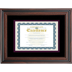 Advantus Double Matted Certificate Frame (AVTVS4501B114)