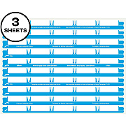 Avery 5 Tab Easy Print & Apply Clear Label Sheet Refills (AVE11225)