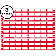 Avery 8 Tab Easy Print & Apply Clear Label Sheet Refills (AVE11226)