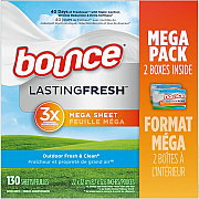 Bounce Mega Dryer Sheets (PGC05151)