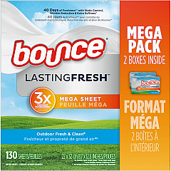 Bounce Mega Dryer Sheets (PGC05151)