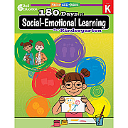 Shell Education 180 Days of Social-Emotional Learning for Kindergarten Printed Book by Jodene Lynn Smith, Brenda Van Dixhorn (126956)