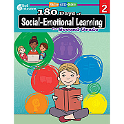 Shell Education 180 Days of Social-Emotional Learning for Second Grade Printed Book by Kris Hinrichsen (126958)