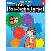 Shell Education 180 Days of Social-Emotional Learning for Fourth Grade Printed Book by Kristin Kemp (126960)