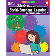 Shell Education 180 Days of Social-Emotional Learning for Fifth Grade Printed Book by Kayse Hinrichsen (126961)