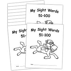 Teacher Created Resources My Own Books Sight Words Pack Printed Book (TCREP62142)