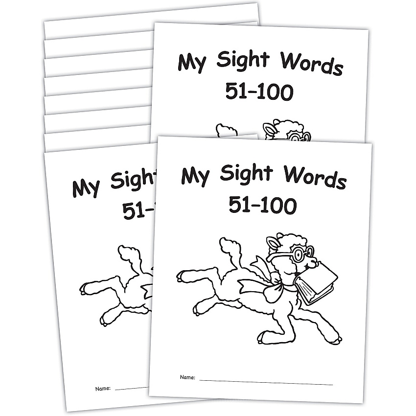 Teacher Created Resources My Own Books Sight Words Pack Printed Book (TCREP62142)