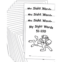 Teacher Created Resources My Own Books Sight Words Pack Printed Book (TCREP62143)