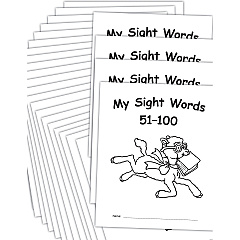 Teacher Created Resources My Own Books Sight Words Pack Printed Book (TCREP62143)