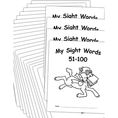 Teacher Created Resources My Own Books Sight Words Pack Printed Book (TCREP62143)