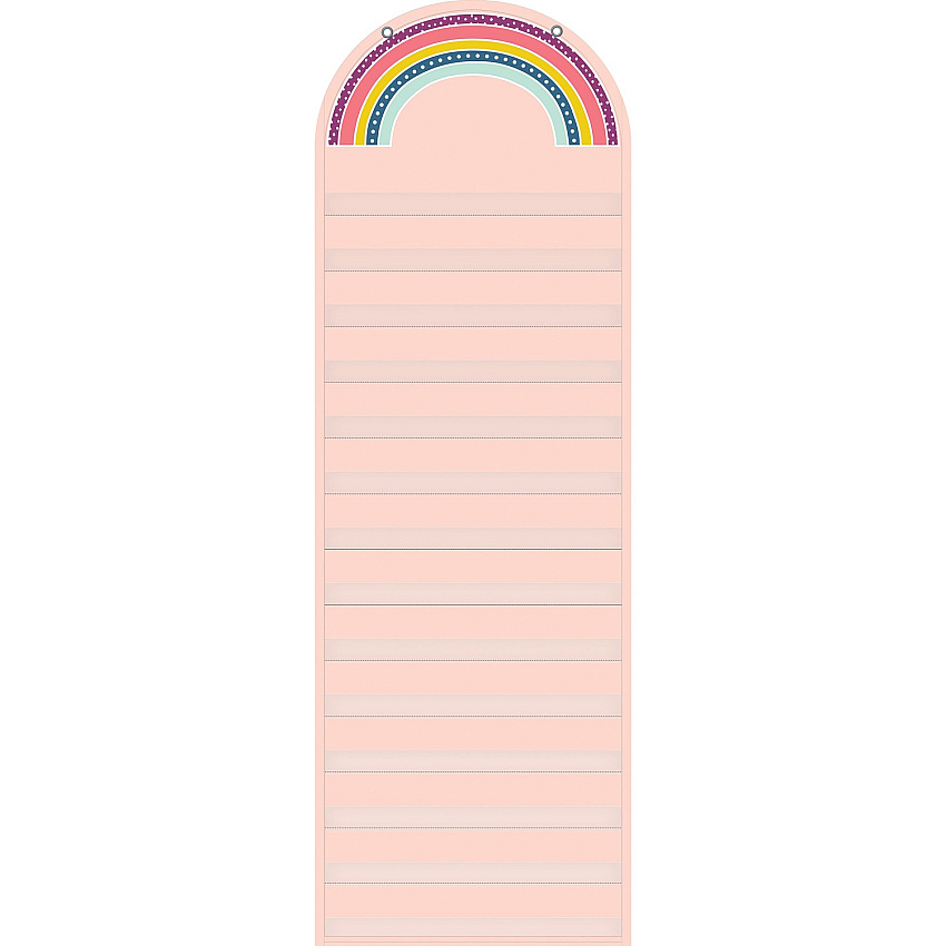 Teacher Created Resources Oh Happy Day Rainbow 14 Pocket Chart (TCR20106)