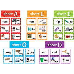 Teacher Created Resources Short Vowels Pocket Chart Cards (TCR20850)
