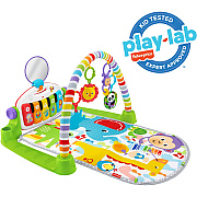 Fisher-Price Deluxe Kick & Play Removable Piano Gym, Green (FIPFVY53)