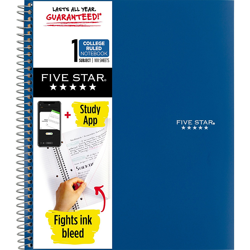 Five Star Wirebound Notebook (MEA820002NH0)