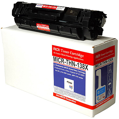 microMICR MICR High Yield Laser Toner Cartridge - Alternative for HP 138A, 138X (W1480A) - Black - 1 Each (MCMMICRTHN138X)