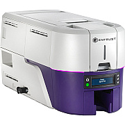 SICURIX Sigma DS2 Double Sided Dye Sublimation/Thermal Transfer Printer - Color - Card Print - USB - Silver, Blue (525301005)