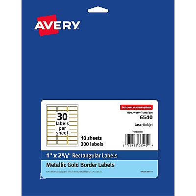 Avery Permanent Address Labels (AVE6540)