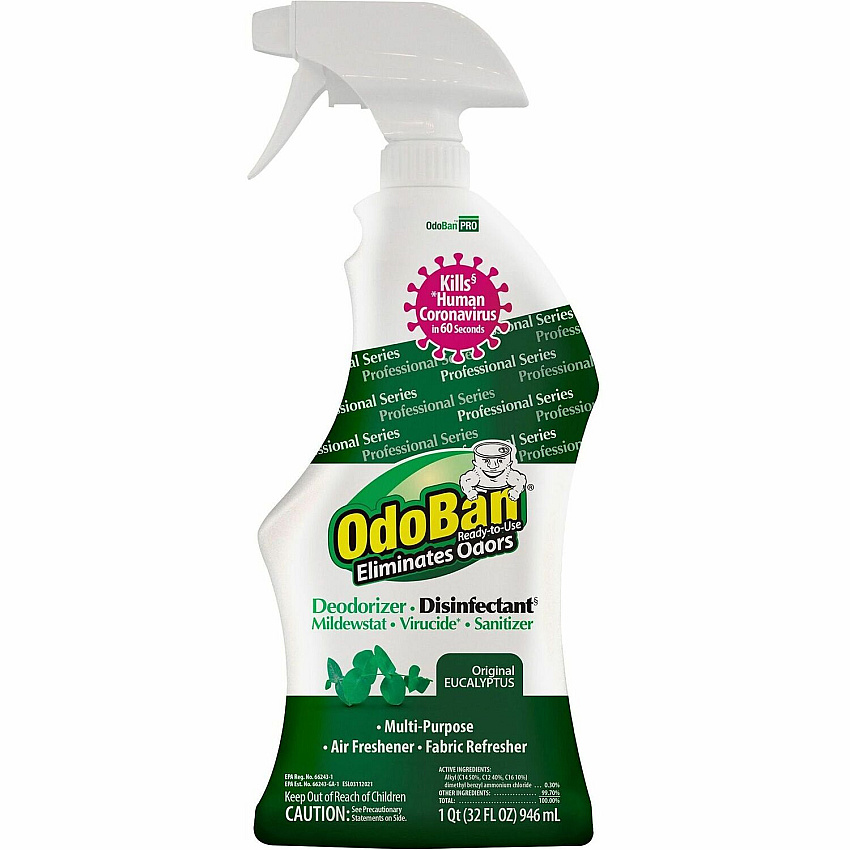 OdoBan Eucalyptus Deodorizer Disinfectant Spray (ODO910062Q12)