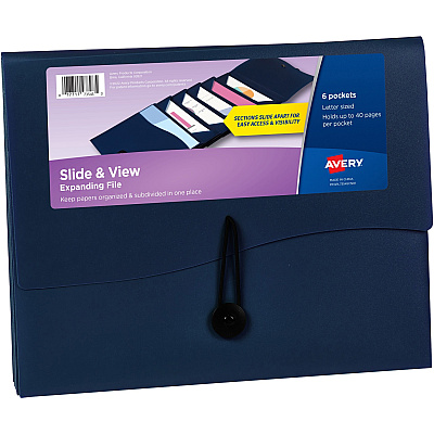 Avery Slide & View Letter Organizer Folder (AVE73545)