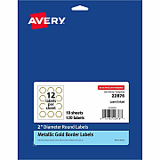 Avery Easy Peel Round Labels (AVE22876)