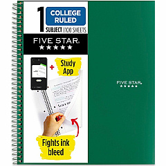 Five Star Wirebound Notebook (MEA820002CE1)