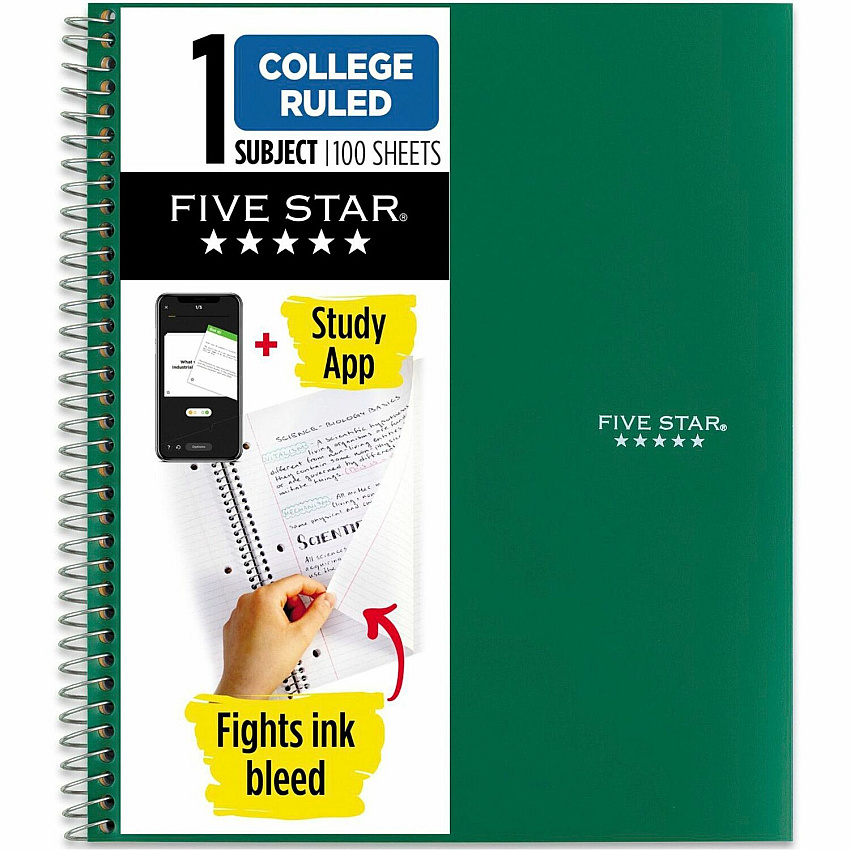 Five Star Wirebound Notebook (MEA820002CE1)
