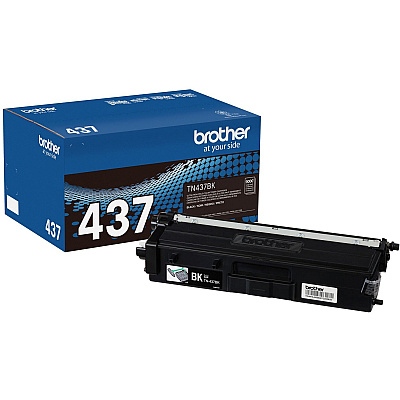 Brother TN437BK Original Ultra High Yield Laser Toner Cartridge - Black - 1 Each