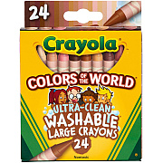 Crayola Ultra-Clean Washabe Large Crayons (CYO520134)