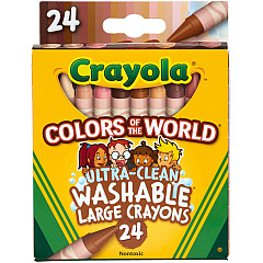 Crayola Ultra-Clean Washabe Large Crayons (CYO520134)