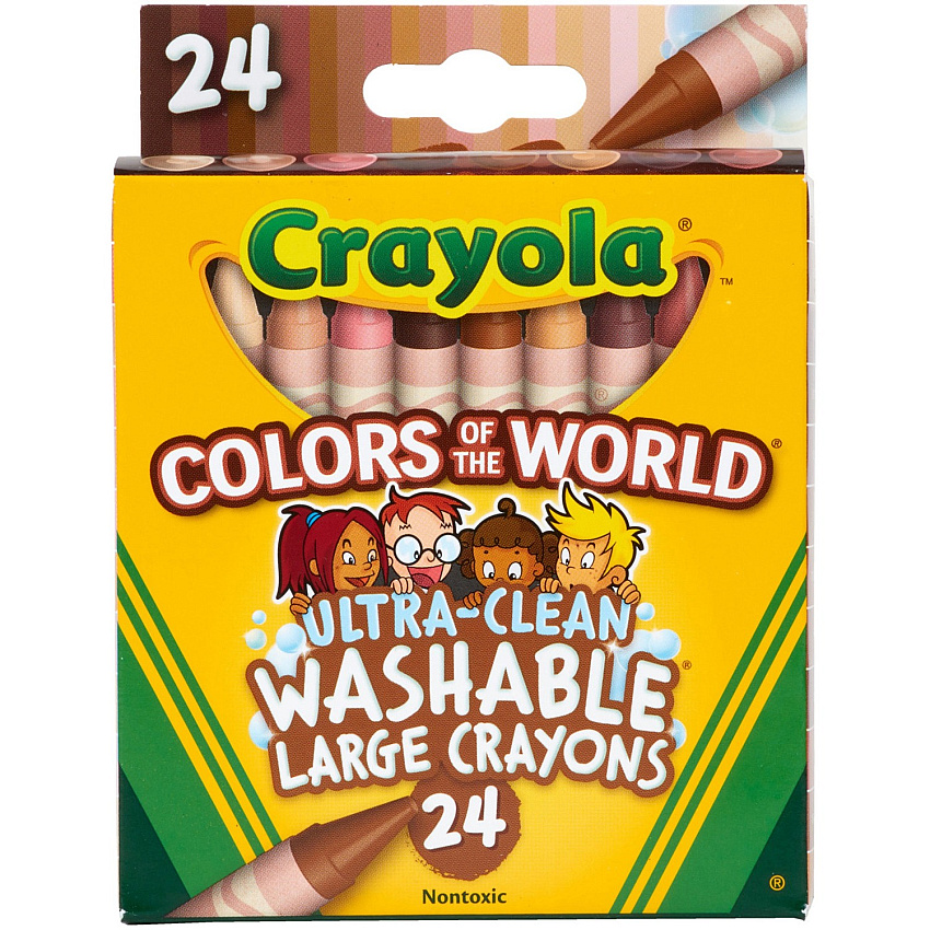 Crayola Ultra-Clean Washabe Large Crayons (CYO520134)