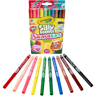 Crayola Silly Scents Slim Scented Washable Markers (CYO588275)