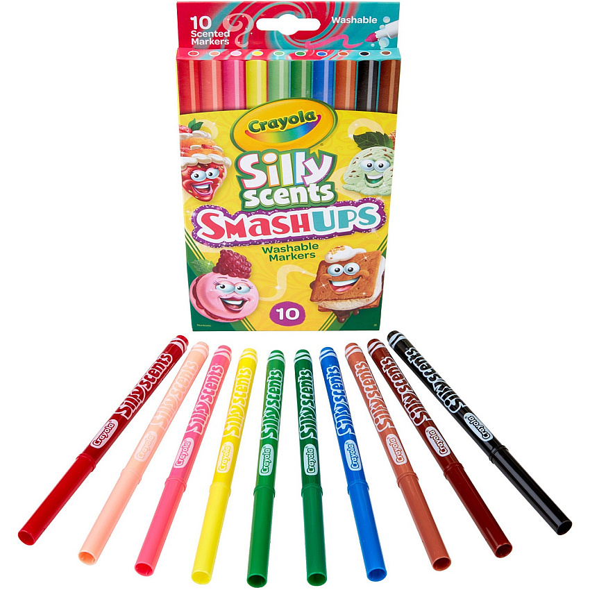 Crayola Silly Scents Slim Scented Washable Markers (CYO588275)