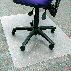Cleartex Advantagemat Plus APET Rectangular for Low/Standard Pile Carpets - 46" x 60" (FLRNCCMFLAG0006)
