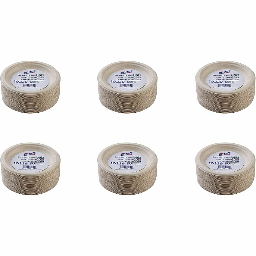 Genuine Joe 6" Compostable Plates (GJO10229CT)