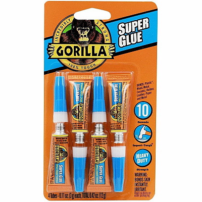 Gorilla Glue Super Glue 3g Tubes (105800)
