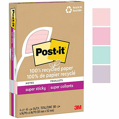 Post-it Super Sticky Adhesive Note (MMM4621R4SSNRP)